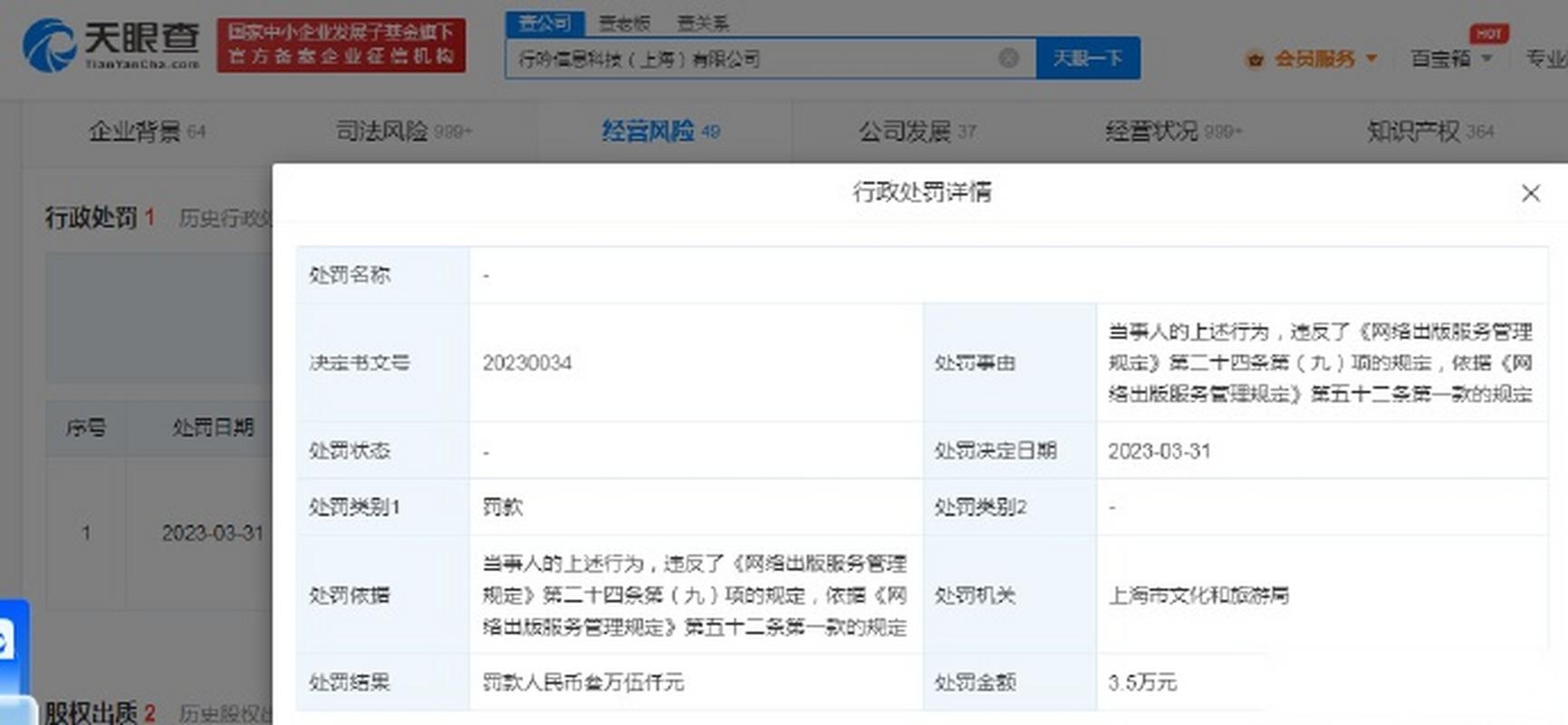 【小红书违反互联网出版管理规定被罚】#小红书出版物含危害公德内容